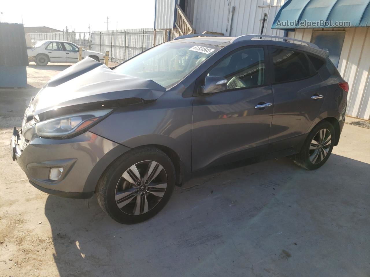 2014 Hyundai Tucson Gls Серый vin: KM8JU3AG4EU797256