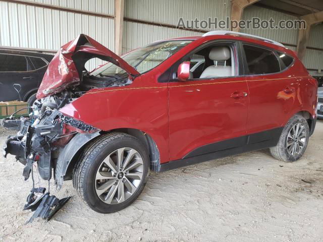 2014 Hyundai Tucson Gls Red vin: KM8JU3AG4EU824214