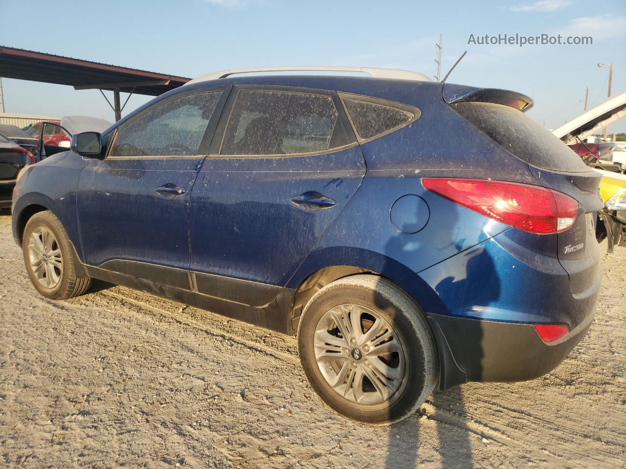 2014 Hyundai Tucson Gls Blue vin: KM8JU3AG4EU861991