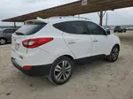 2014 Hyundai Tucson Gls White vin: KM8JU3AG4EU878449