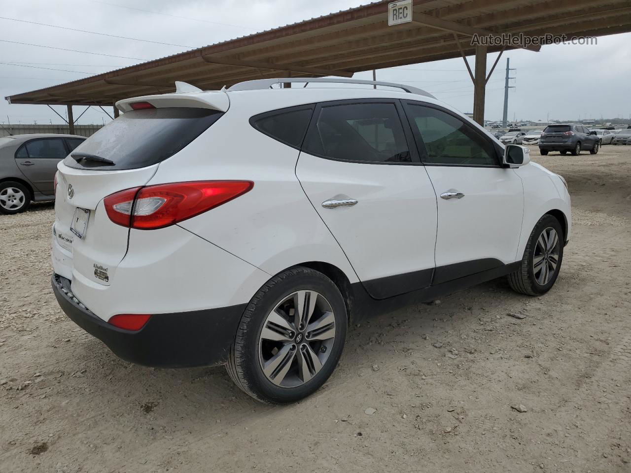 2014 Hyundai Tucson Gls Белый vin: KM8JU3AG4EU878449