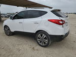 2014 Hyundai Tucson Gls White vin: KM8JU3AG4EU878449