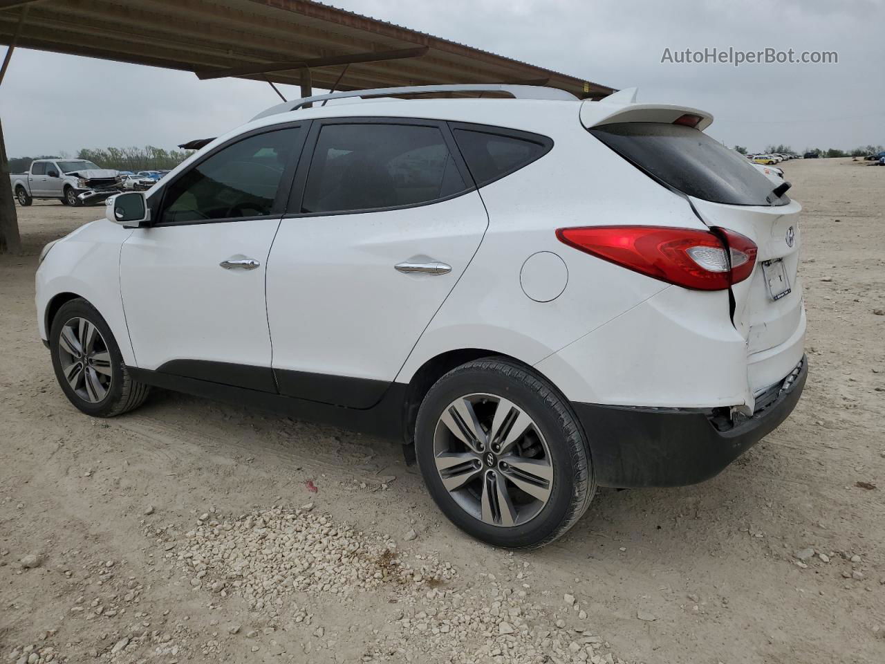 2014 Hyundai Tucson Gls Белый vin: KM8JU3AG4EU878449