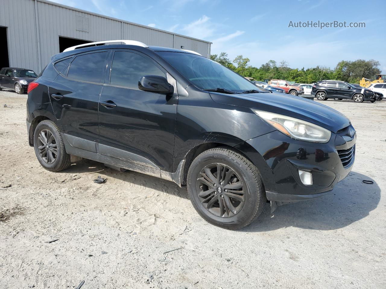 2014 Hyundai Tucson Gls Черный vin: KM8JU3AG4EU933904