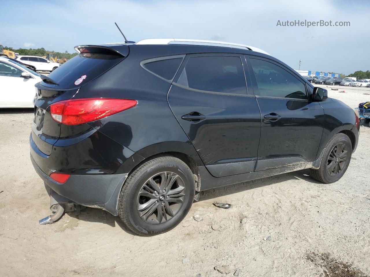 2014 Hyundai Tucson Gls Black vin: KM8JU3AG4EU933904