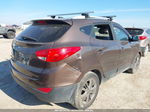 2014 Hyundai Tucson Se Brown vin: KM8JU3AG5EU804330