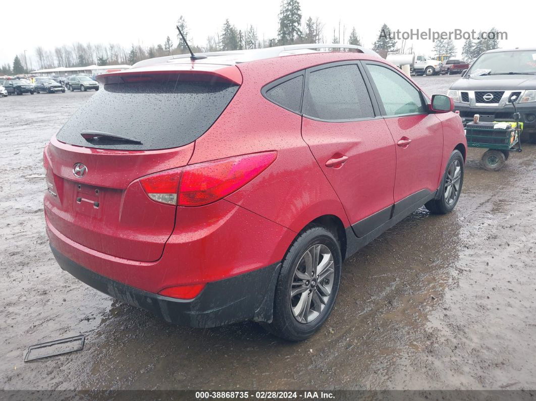 2014 Hyundai Tucson Se Red vin: KM8JU3AG5EU844892