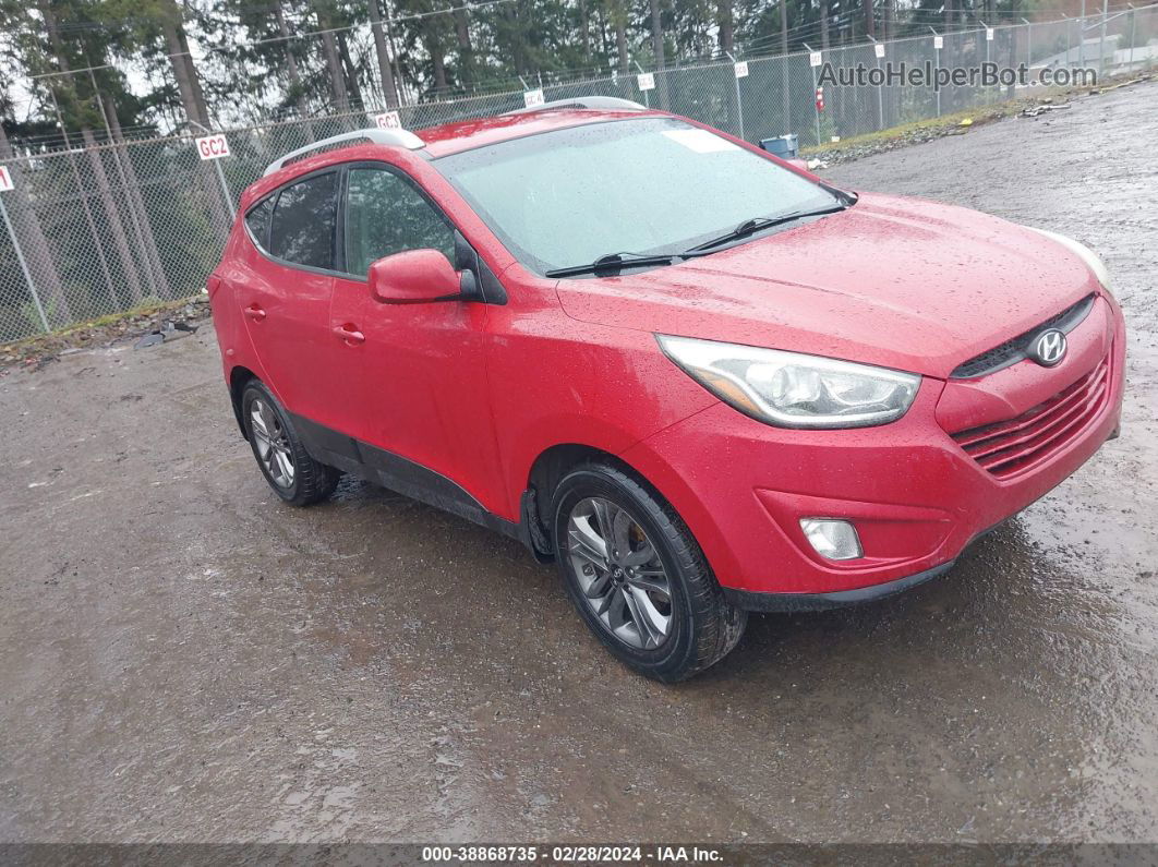 2014 Hyundai Tucson Se Red vin: KM8JU3AG5EU844892