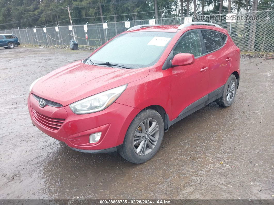 2014 Hyundai Tucson Se Red vin: KM8JU3AG5EU844892