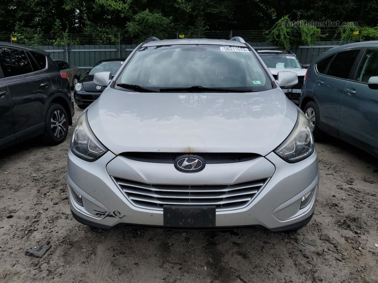 2014 Hyundai Tucson Gls Silver vin: KM8JU3AG5EU897768