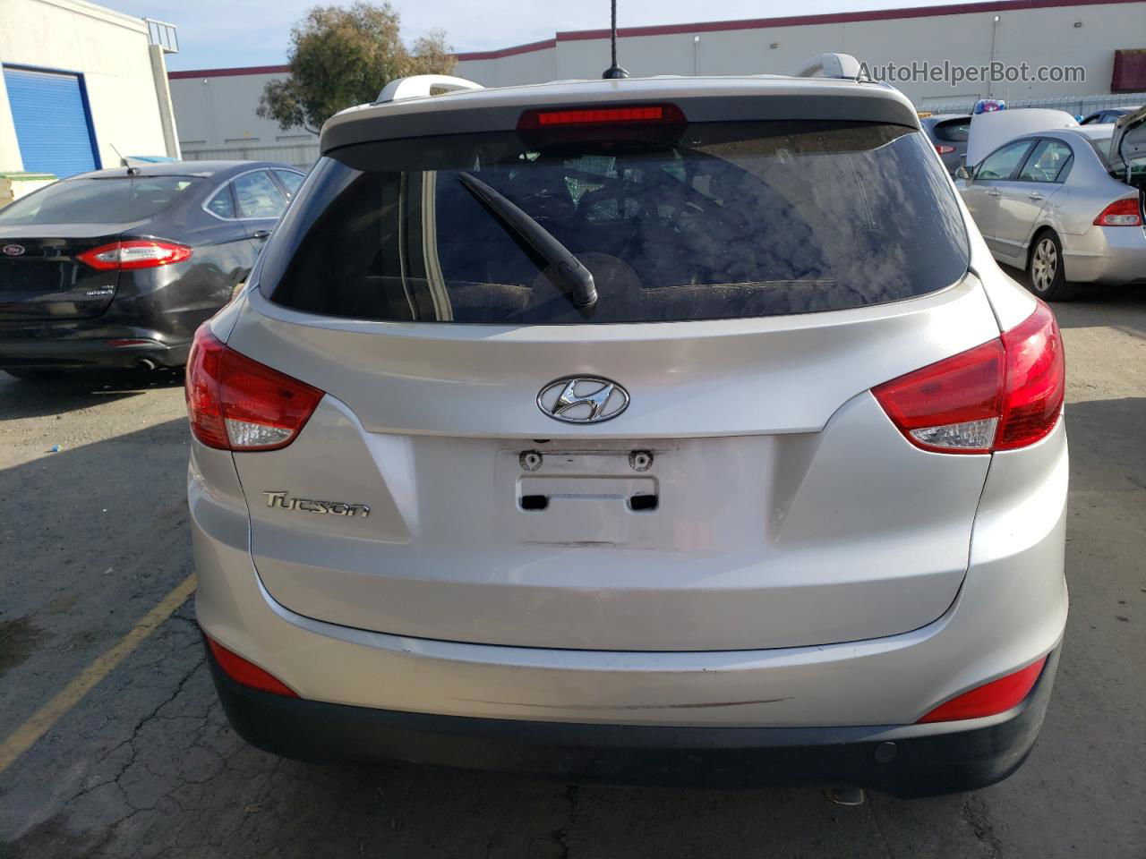 2014 Hyundai Tucson Gls Silver vin: KM8JU3AG5EU908509