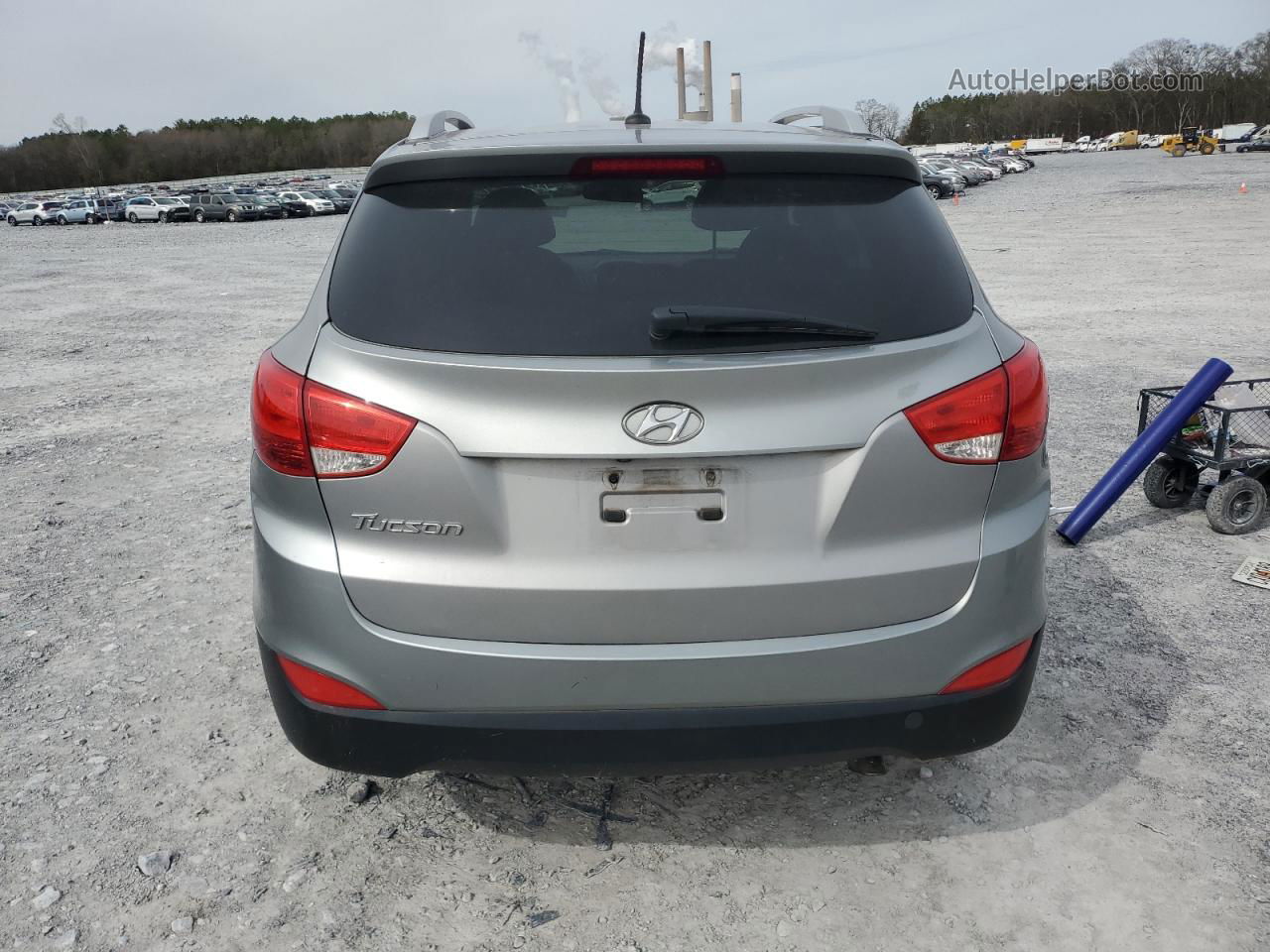 2014 Hyundai Tucson Gls Silver vin: KM8JU3AG5EU922037