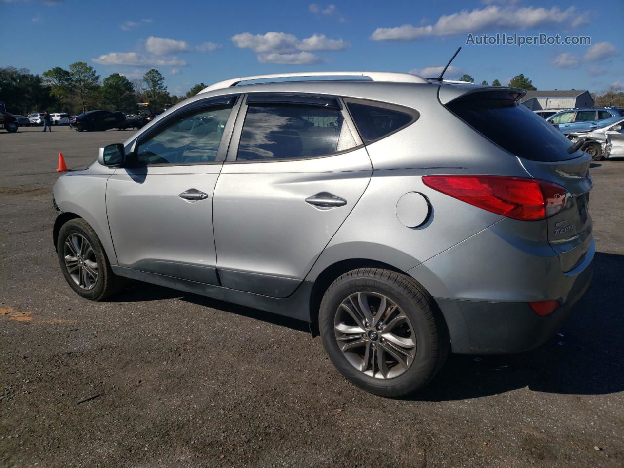 2014 Hyundai Tucson Gls Silver vin: KM8JU3AG5EU923866