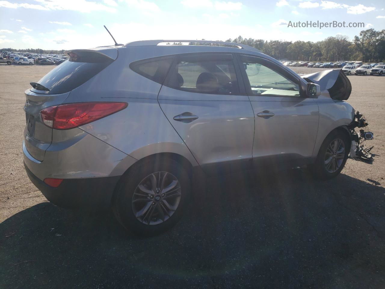 2014 Hyundai Tucson Gls Silver vin: KM8JU3AG5EU923866