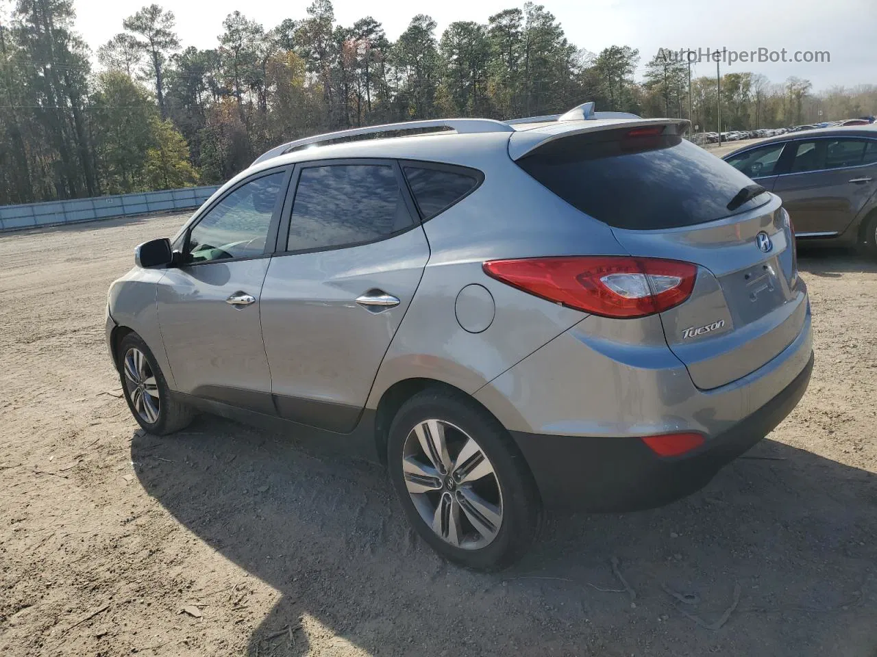 2014 Hyundai Tucson Gls Silver vin: KM8JU3AG6EU858350