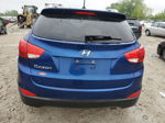 2014 Hyundai Tucson Gls Blue vin: KM8JU3AG6EU885855