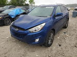 2014 Hyundai Tucson Gls Blue vin: KM8JU3AG6EU885855