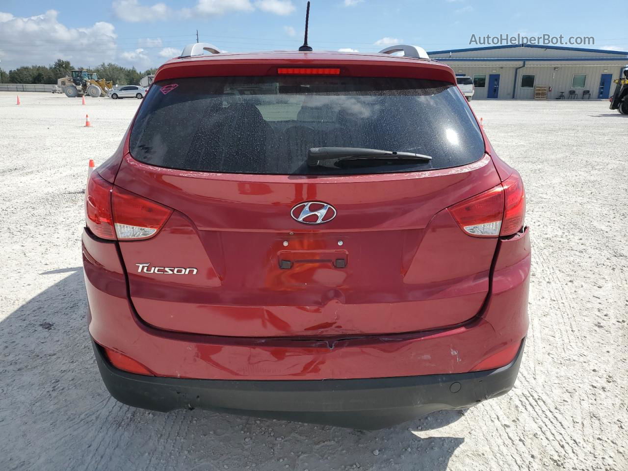 2014 Hyundai Tucson Gls Красный vin: KM8JU3AG6EU909894