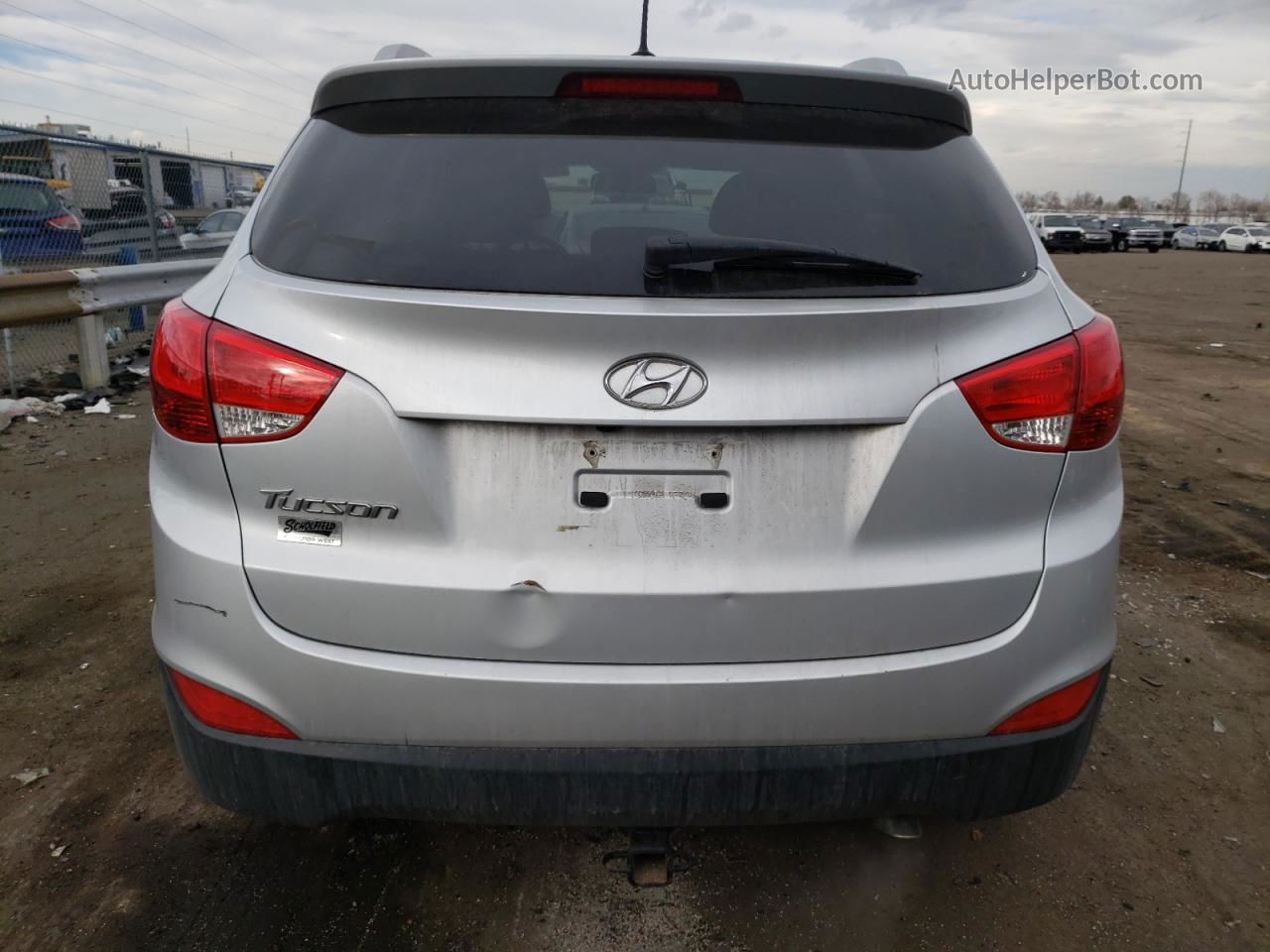 2014 Hyundai Tucson Gls Silver vin: KM8JU3AG6EU930504