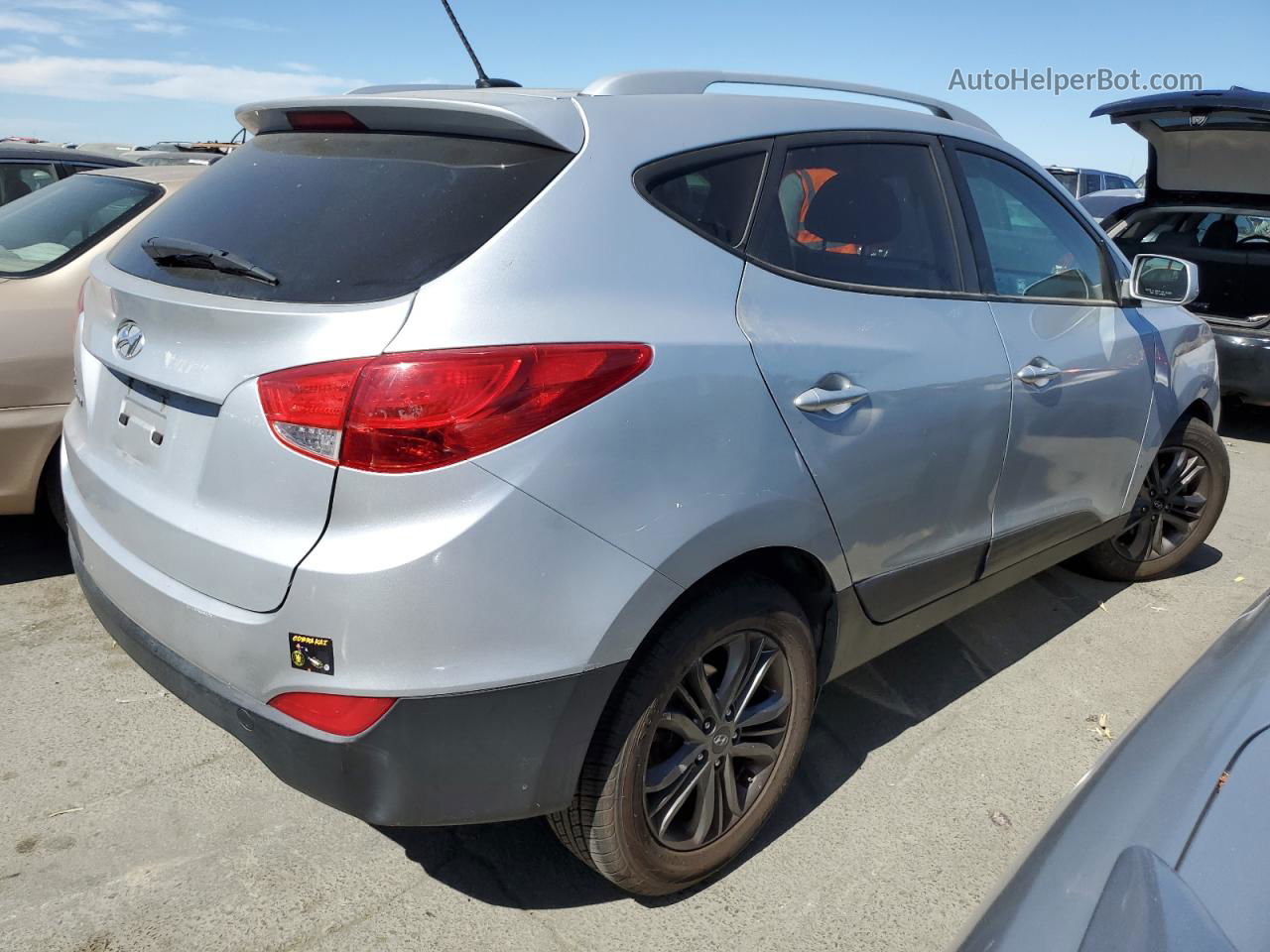 2014 Hyundai Tucson Gls Silver vin: KM8JU3AG7EU873679