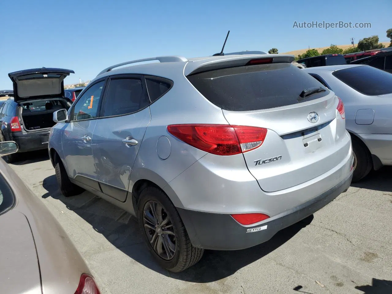 2014 Hyundai Tucson Gls Silver vin: KM8JU3AG7EU873679