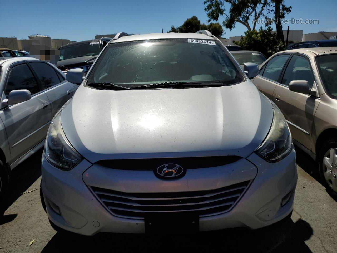 2014 Hyundai Tucson Gls Silver vin: KM8JU3AG7EU873679