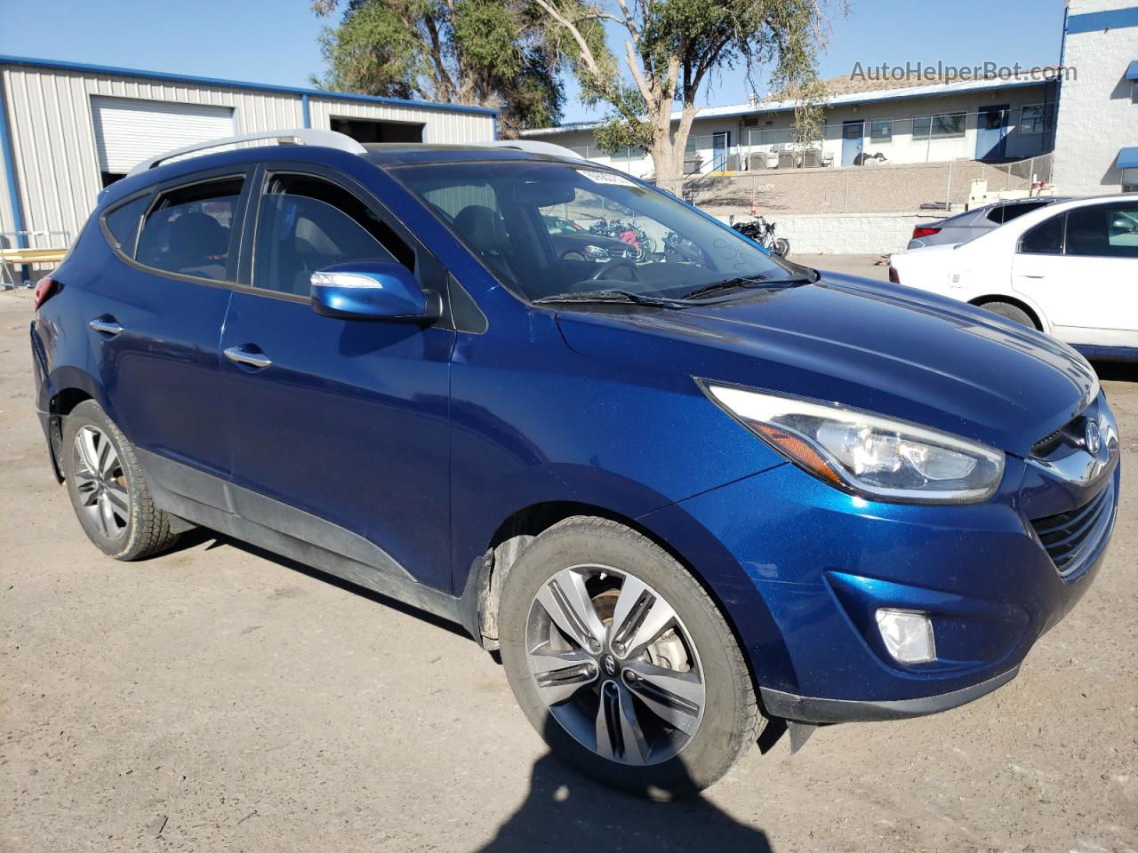 2014 Hyundai Tucson Gls Blue vin: KM8JU3AG7EU888165