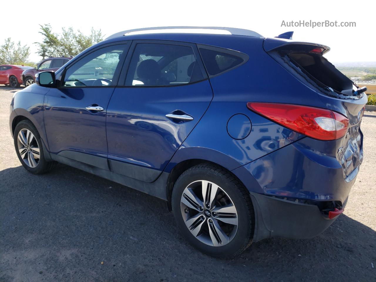 2014 Hyundai Tucson Gls Blue vin: KM8JU3AG7EU888165