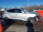 2014 Hyundai Tucson Se Silver vin: KM8JU3AG7EU929135