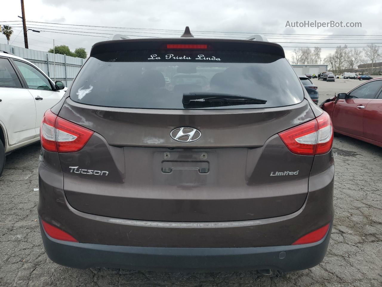 2014 Hyundai Tucson Gls Brown vin: KM8JU3AG8EU893925