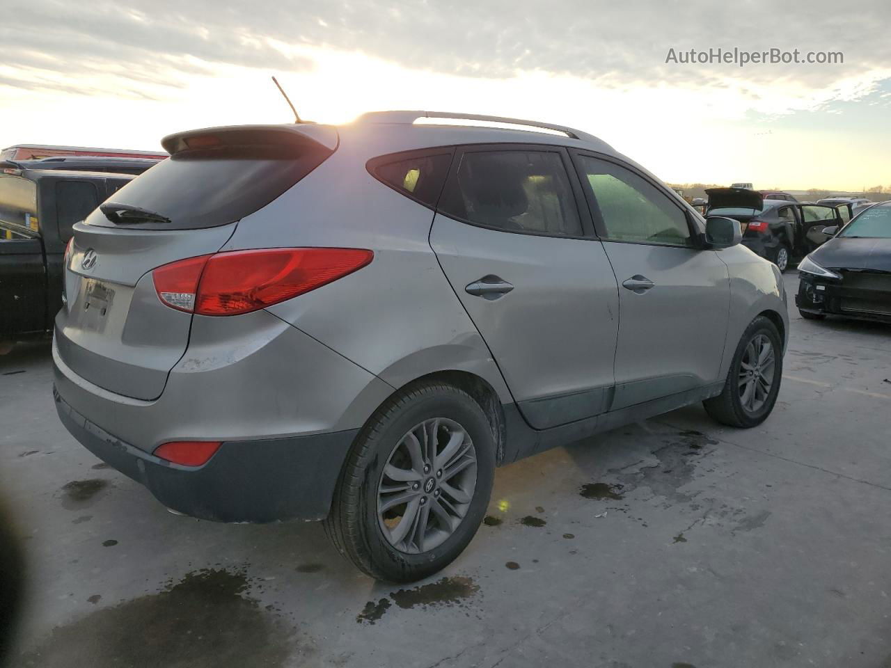 2014 Hyundai Tucson Gls Серый vin: KM8JU3AG9EU800507