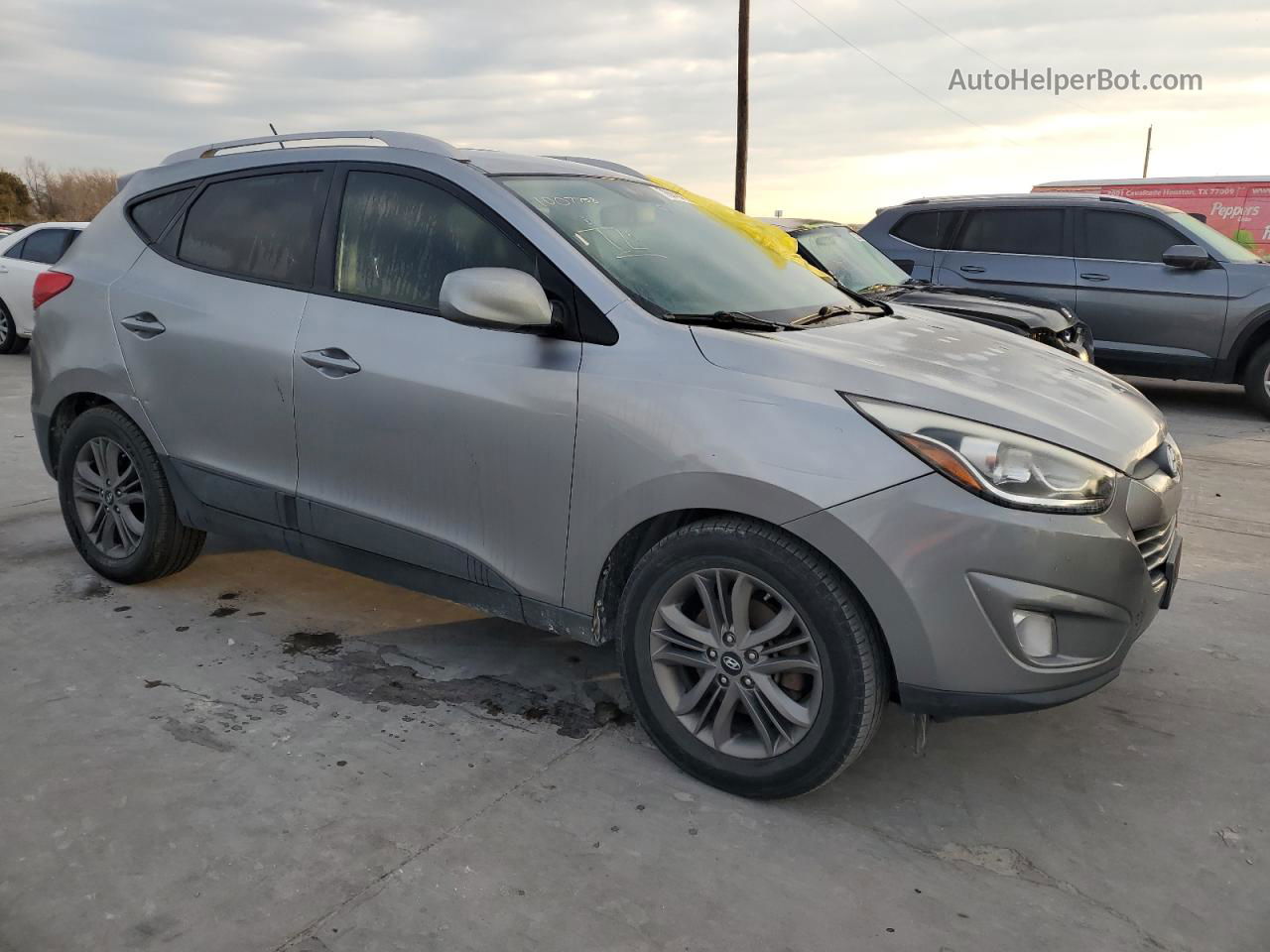 2014 Hyundai Tucson Gls Серый vin: KM8JU3AG9EU800507