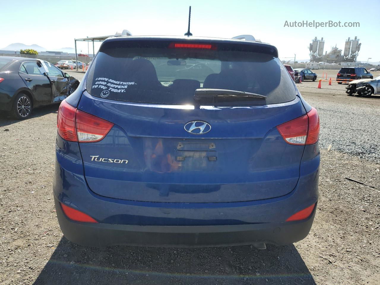 2014 Hyundai Tucson Gls Blue vin: KM8JU3AG9EU805545