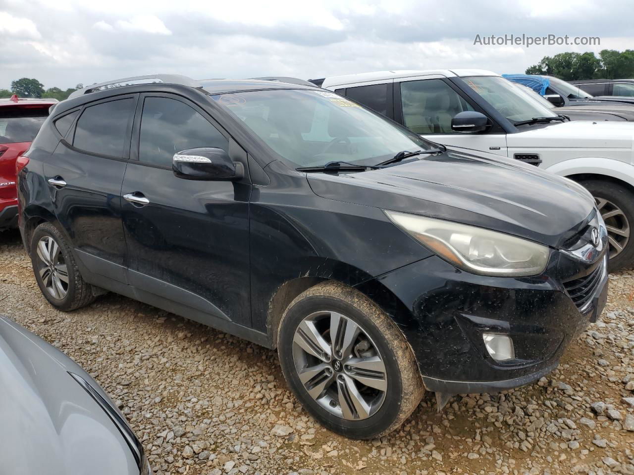 2014 Hyundai Tucson Gls Black vin: KM8JU3AG9EU811734