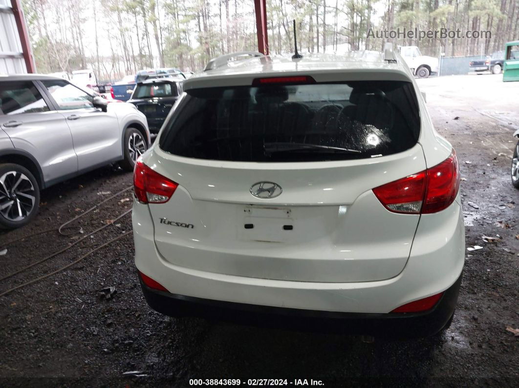 2014 Hyundai Tucson Se White vin: KM8JU3AG9EU823396