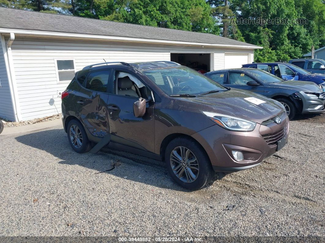 2014 Hyundai Tucson Se Gray vin: KM8JU3AG9EU827058