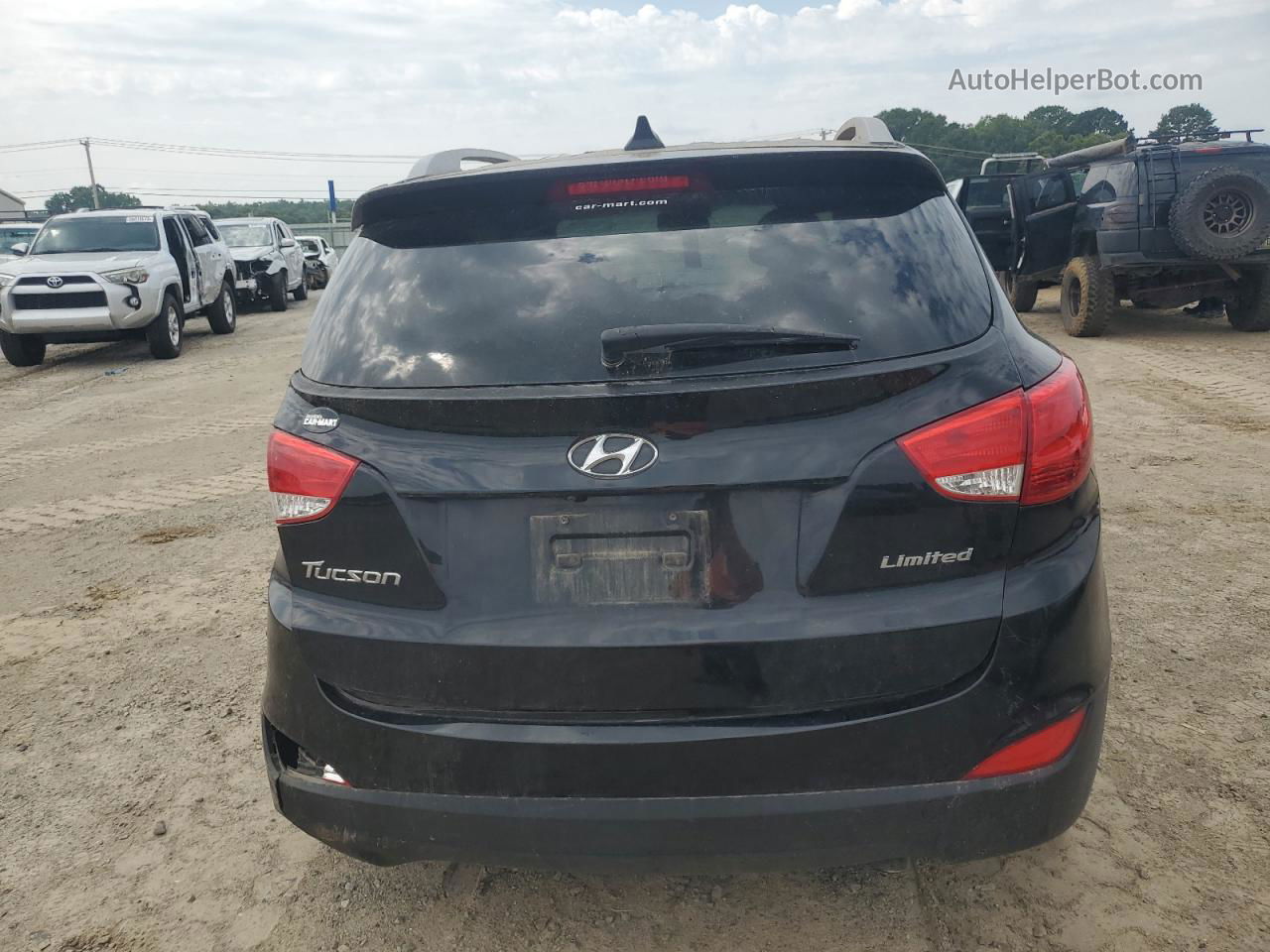 2014 Hyundai Tucson Gls Black vin: KM8JU3AG9EU847228