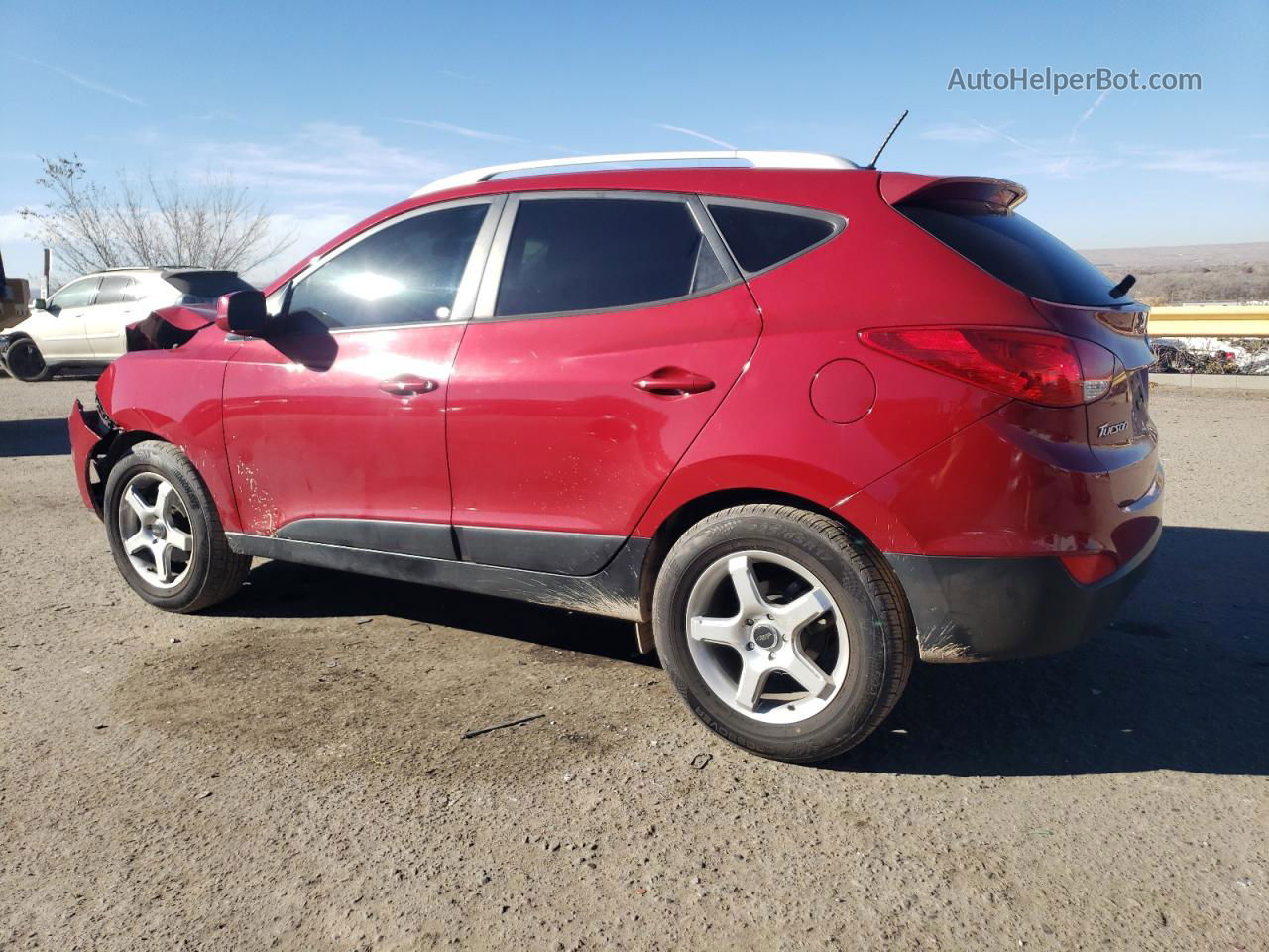 2014 Hyundai Tucson Gls Red vin: KM8JU3AG9EU878561