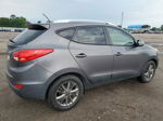 2014 Hyundai Tucson Gls Gray vin: KM8JU3AG9EU897160