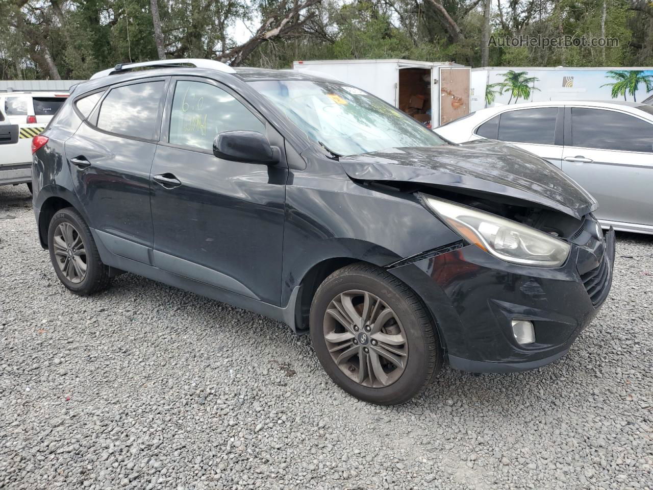 2014 Hyundai Tucson Gls Black vin: KM8JU3AG9EU932229