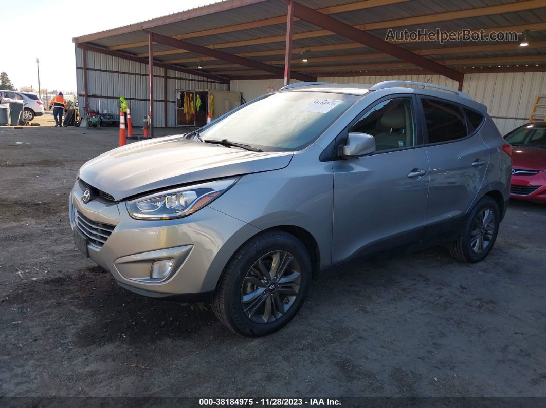 2014 Hyundai Tucson Se Silver vin: KM8JU3AGXEU793325