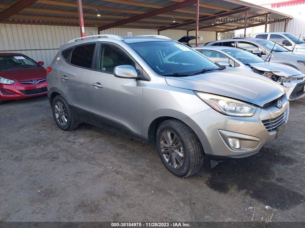 2014 Hyundai Tucson Se Silver vin: KM8JU3AGXEU793325