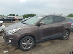 2014 Hyundai Tucson Gls Brown vin: KM8JU3AGXEU831068