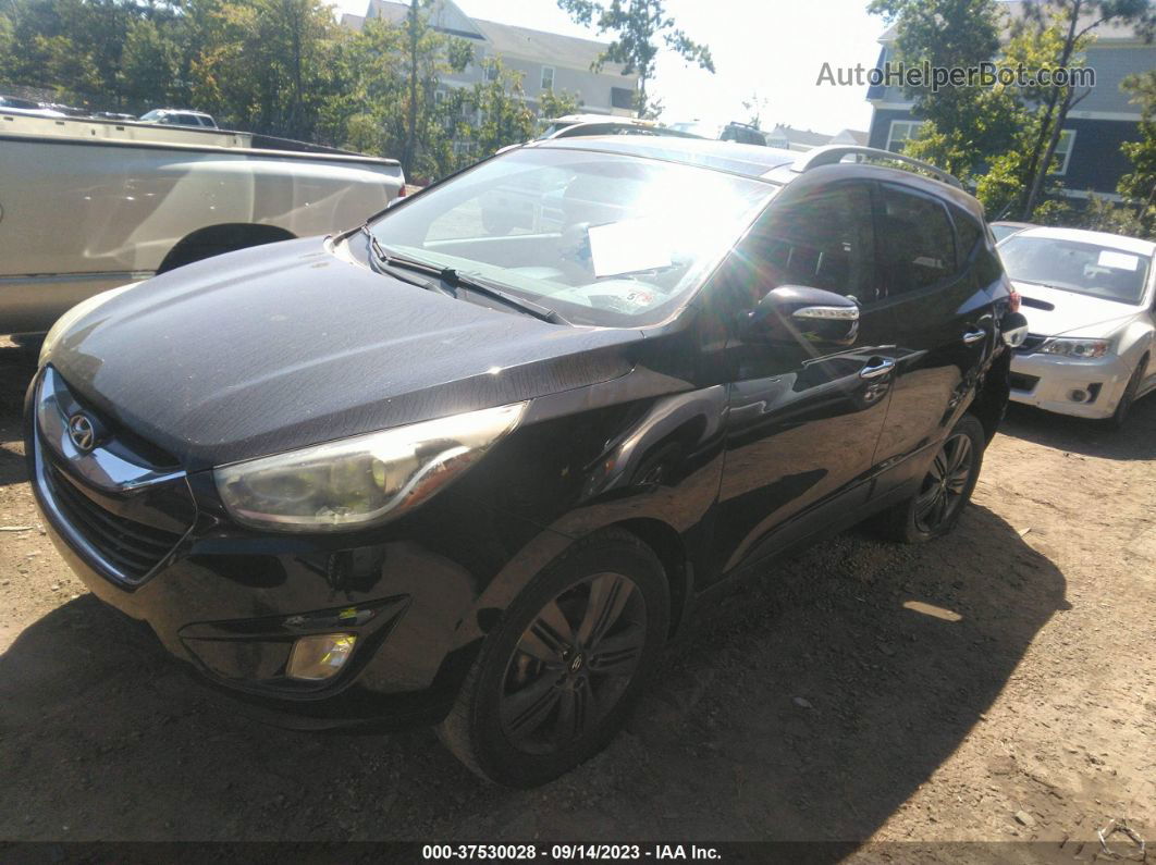 2014 Hyundai Tucson Limited Black vin: KM8JU3AGXEU919862