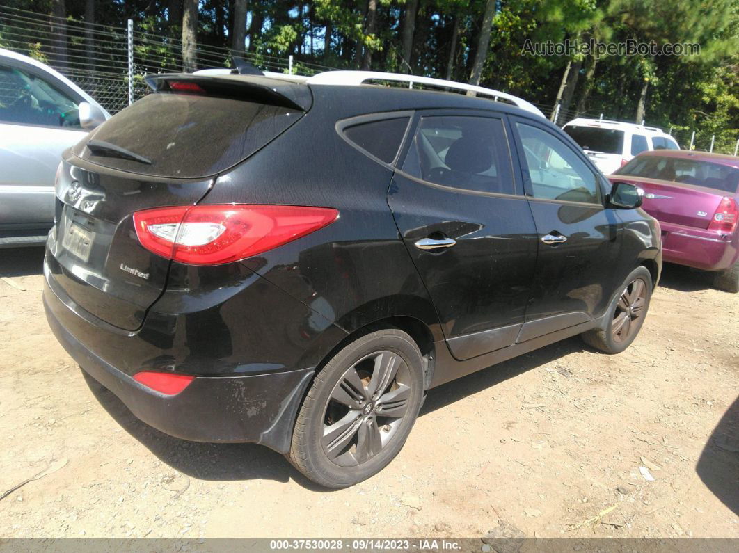 2014 Hyundai Tucson Limited Black vin: KM8JU3AGXEU919862