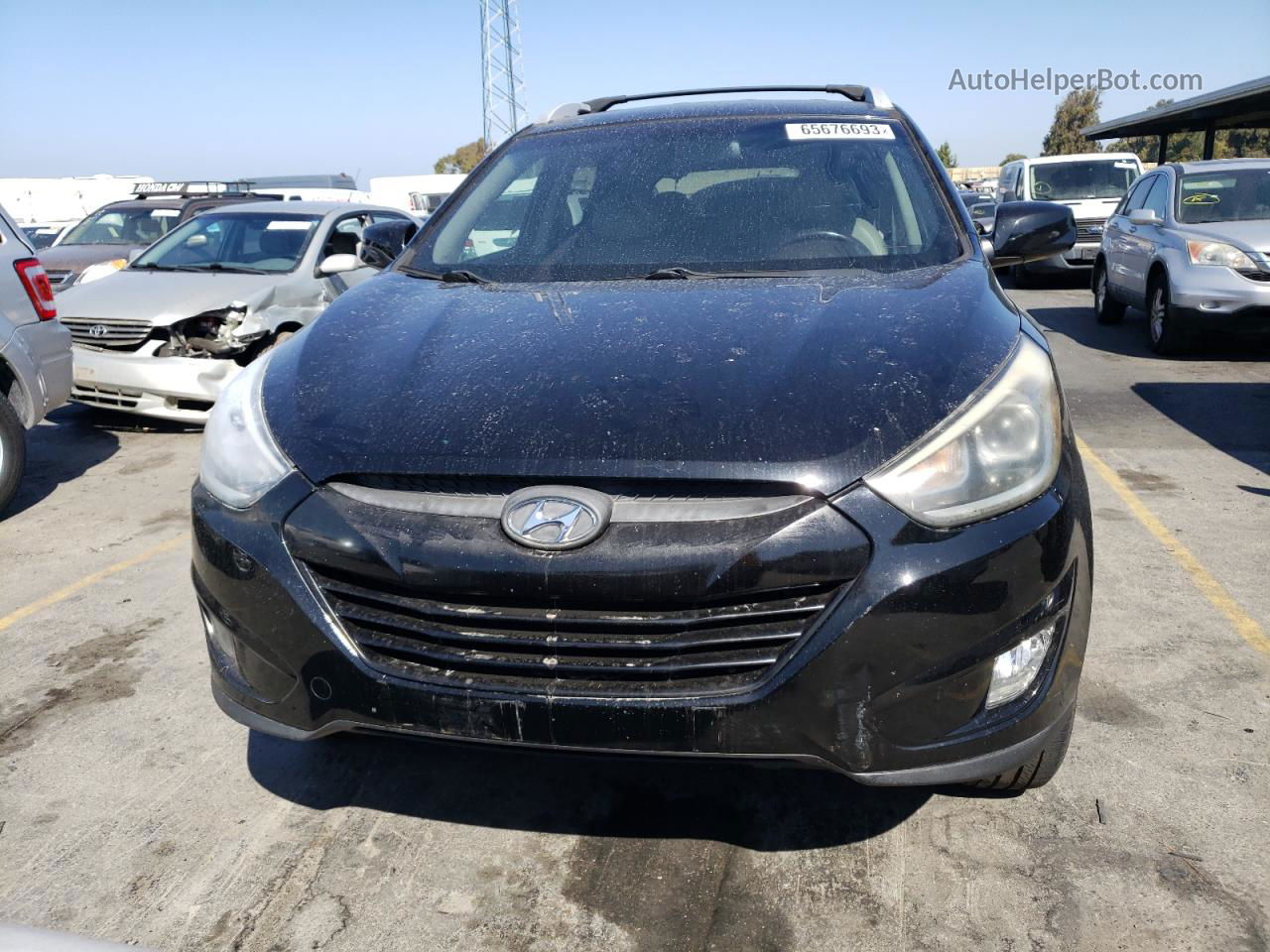 2014 Hyundai Tucson Gls Black vin: KM8JU3AGXEU921899