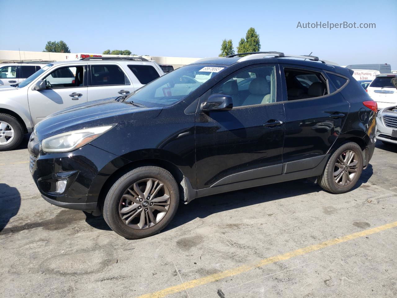 2014 Hyundai Tucson Gls Black vin: KM8JU3AGXEU921899