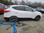 2014 Hyundai Tucson Gls White vin: KM8JU3AGXEU927234