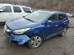 2014 Hyundai Tucson Gls Blue vin: KM8JU3AGXEU942381