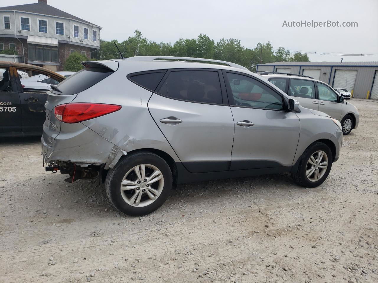 2013 Hyundai Tucson Gls Silver vin: KM8JUCAC0DU694606